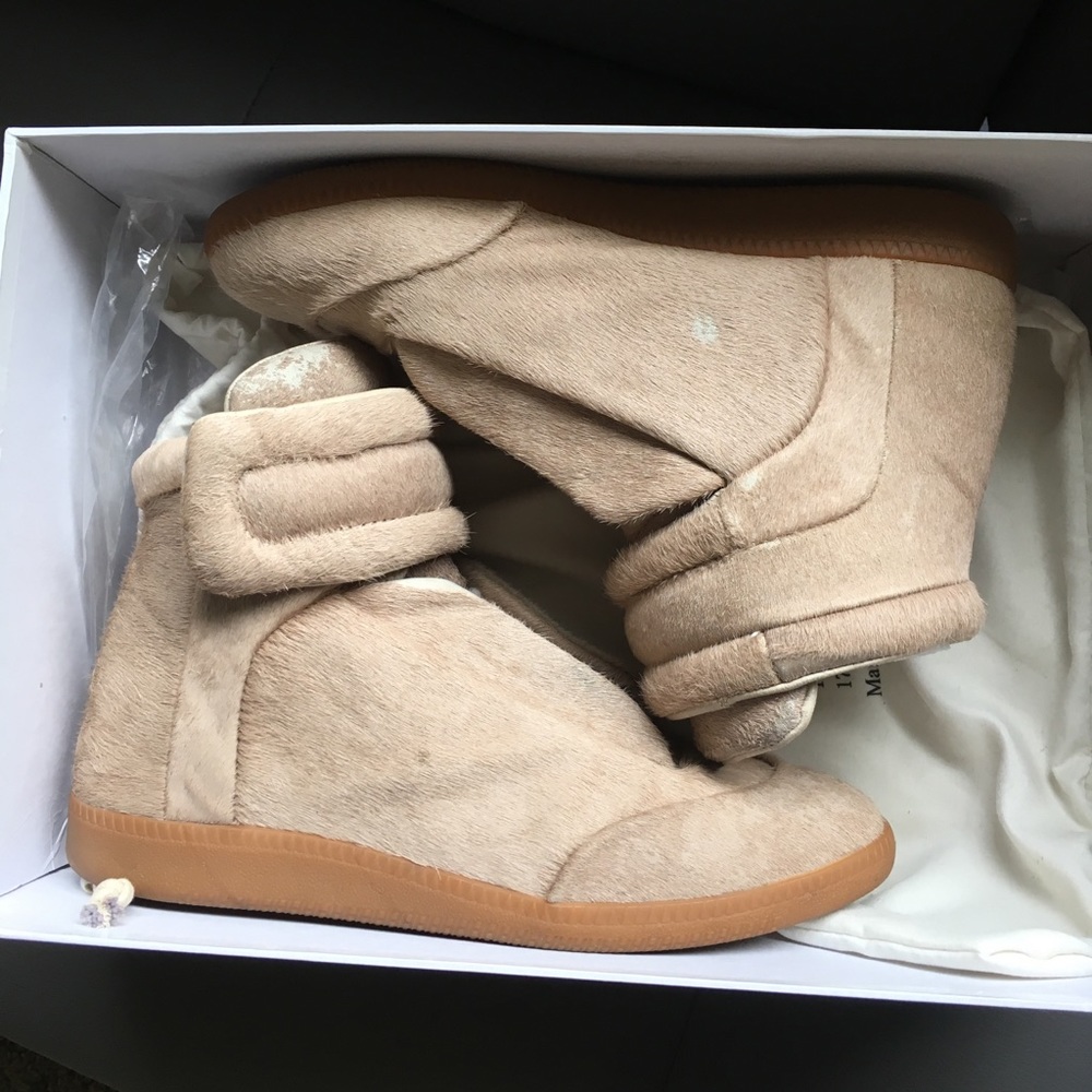 Margiela Future High Top Cow Hide Sz. 8